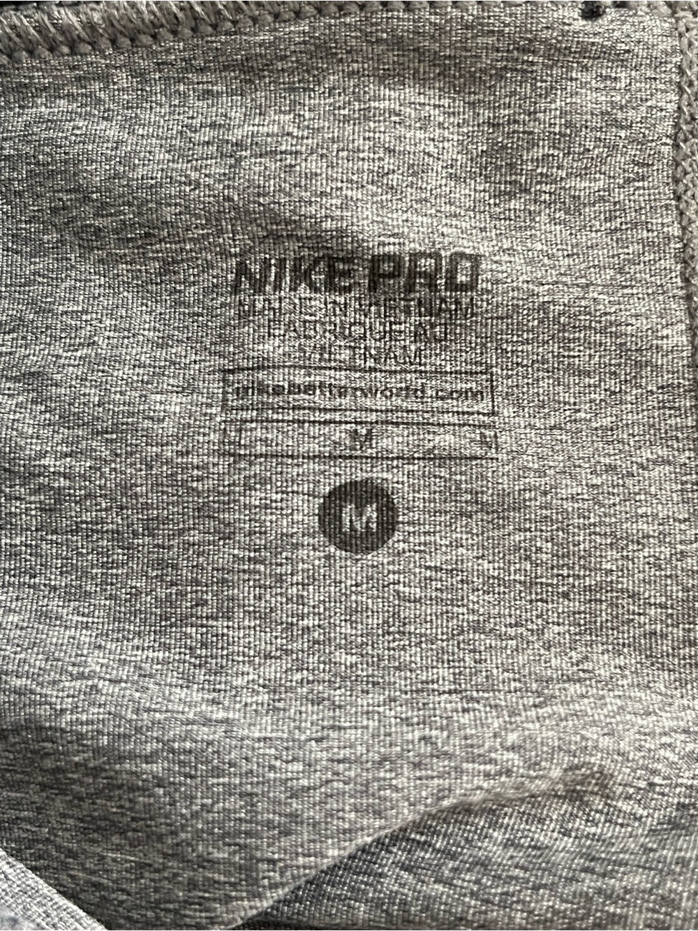 Nike Pro Shorts Trio - Black/Black, Black/Blue, Gray/Black - Size Medium - Picture 10 of 11